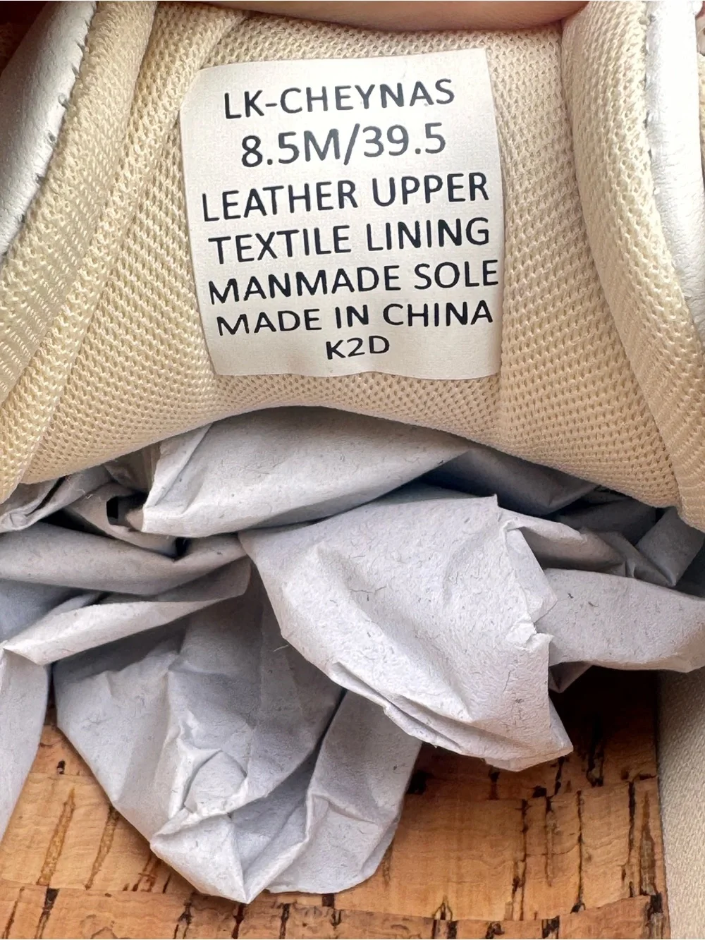 Lucky Brand Cheynas Leather Espadrille Platform Sneakers Size 8.5